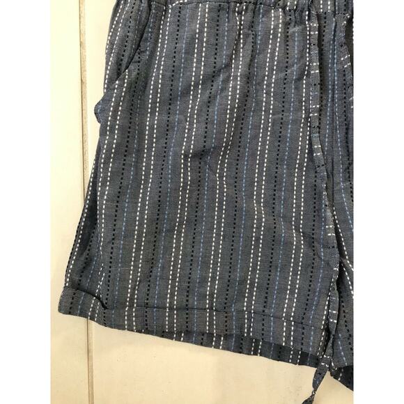 Mudpie Isla Romper Striped Ruffle Sleeve Drawstring - Picture 8 of 12